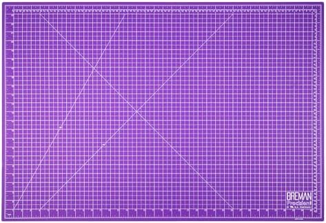 Breman Precision 24x36 Large Self Healing Cutting Mat Purple/Gray for Craft