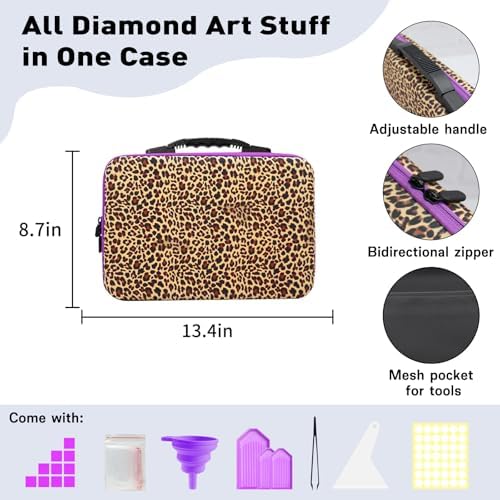 ZORETCO Diamond Painting Storage, 60 Containers Diamond Art Kits for Adults