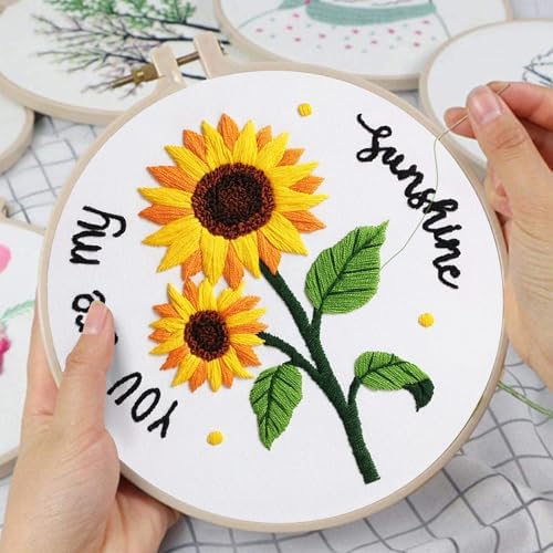 Louise Maelys You are My Sunshine Embroidery Kit for Beginners DIY
