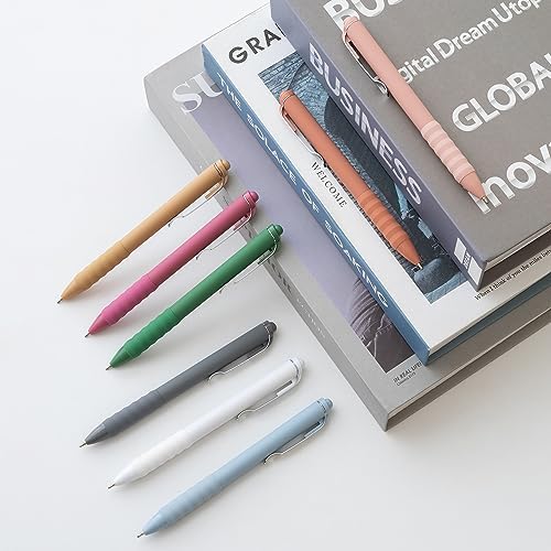 Aisibeiger Ballpoint Pens Black Ink Medium Point 1.0mm, Silver 12-count