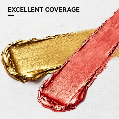 Paul Rubens Metallic Oil Paint Set,9 Colors*60 ml Large Professional Tubes | Oil Based Paint for Canvas Paint, High Saturation and Consistency, Oil Paints Supplies for Artists, Students, Beginners