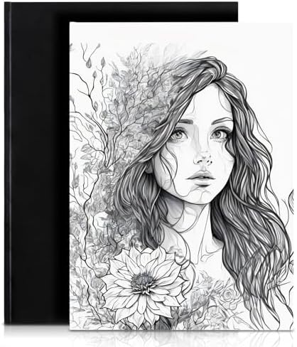 Tavolozza A3 (16.6"x11.7") Hardcover Sketch Book – 48 Pages of Heavyweight 102 lb/170gsm Acid-Free Drawing Paper – Durable, Smooth Surface for Dry Media, Painting & Sketching