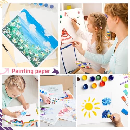 120 Sheets Watercolor Paper 8.5 x 11 in, 140 Lb/300 GSM, Cold Press