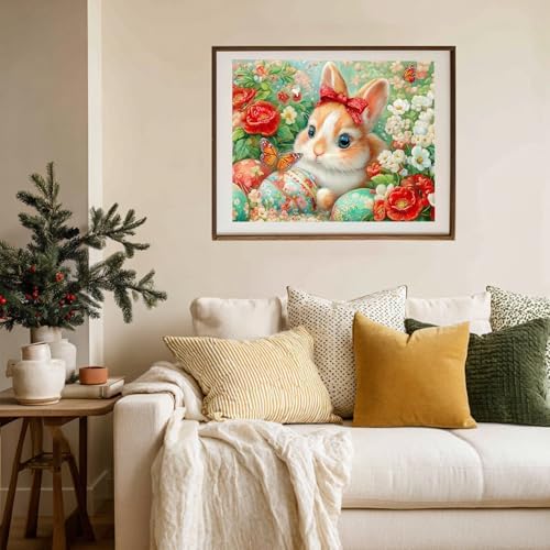 XTCIXAL Paint by Numbers Kit for Adults, Rabbit - 16X20 Inch