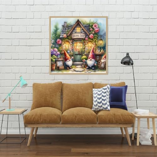 Gnome Shop Diamond Art Kits for Adults,Diamond Painting Kits for Beginner