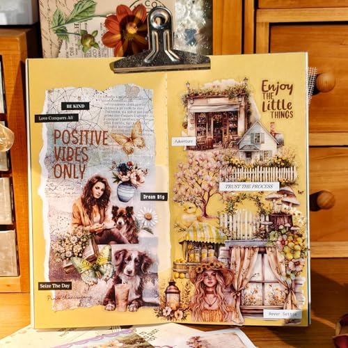 360 PCS People Stickers Book for Adults - Vintage Aesthetic Journaling Supplies Kit with Women Figures｜Scrapbooking,Card Making & Water Bottle DIY