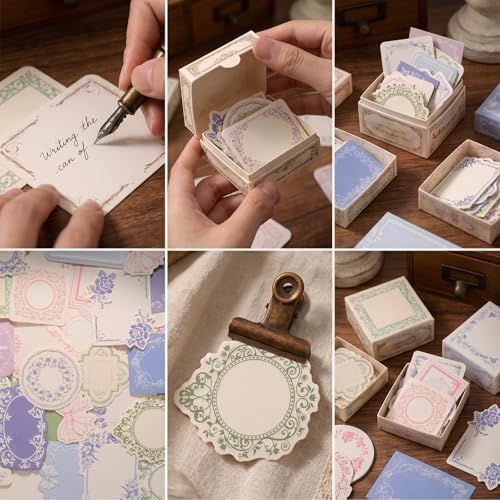 120Pcs Aesthetic Decorative Craft Material Paper