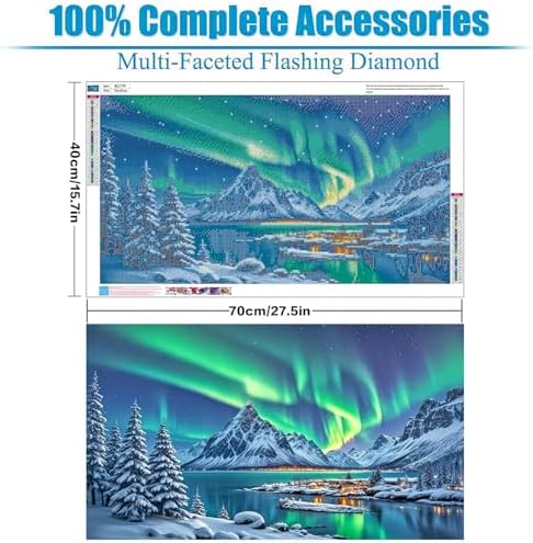 Extra Large Diamond Art Kits for Adults, 5D Diamond Painting Kits 28x16 In