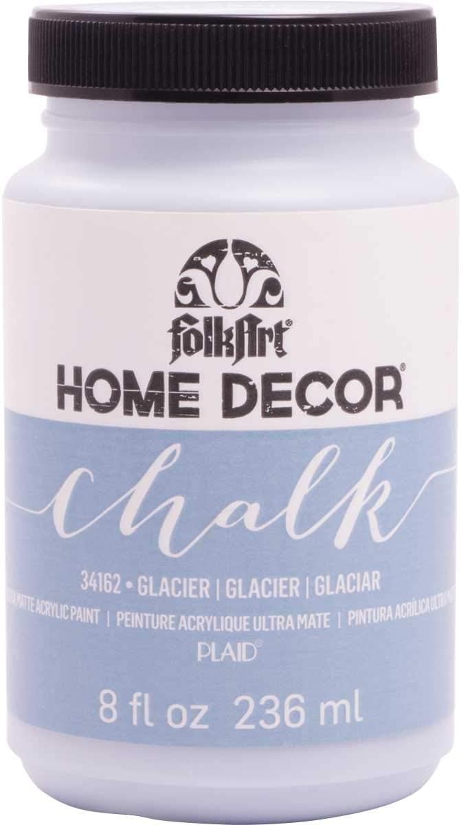 FolkArt Home Decor Chalk Furniture & Craft Paint in Assorted Colors, 8 ounce, Glacier