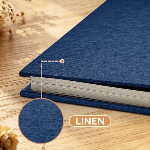 Large Photo Album Self Adhesive Scrapbook, 30 Sheets/ 60 Pages Photo Book for 4x6, 5x7, 8x10 Pictures, DIY Album for Birthday Gifts for Women Mom Wedding Baby Family Travel