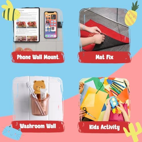D-NYX Double Sided Tape Sticky Dot Removable Putty No Trace Clear Sticky Tack Waterproof Stickers for Festival Decoration Picture Hanging Museum Wax Gel, Earthquake Putty Hanging Strips Mounting Dots