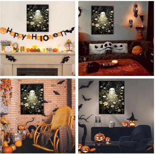 SUJINMEI Ghost Paint by Numbers Kit for Adults Without Frame 16X20 inch