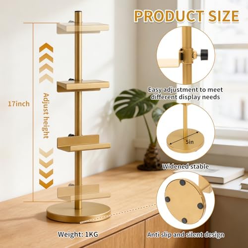 18''Adjustable Tabletop Easel Stand, Picture Easels for Display-Gold