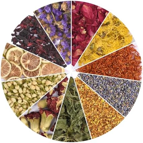 Dried Flowers Soap Making Scents Natural Flower Candle Resin Crafts Supplies 11 Bags