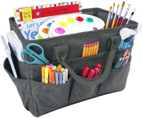 Art Supply Storage Bag,Craft Organizer Tote Bag for Craft Supplies