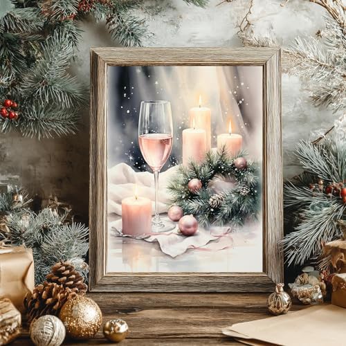 Xylogist Christmas Diamond Painting Kit, 5D Diamond Painting 12x16 Inch