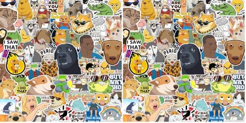 306pcs Funny Meme Vinyl Stickers Pack, Large Bulk Sticker for Laptop, Phone, Water Bottles, Computer Cars... Vine Sticker Decal DIY Décor for Bumper Accesory (Pack of 2)