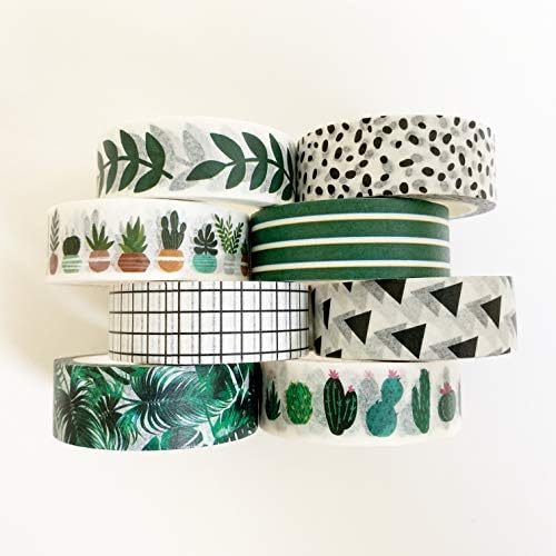16 Rolls Washi Tape Set for Journaling, Scrapbooking & Decorative Crafts