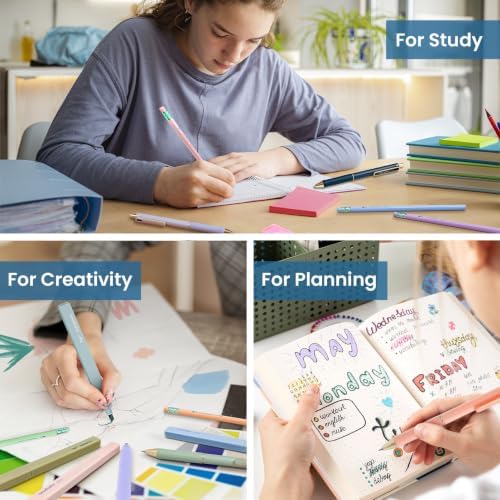 Taja Cute Pencil Case With School Supplies, 39 PCS, Stationery Set, Blue