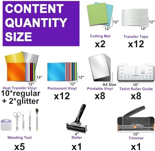LOPASA Starter Kit Bundle Accessories Compatible with Cricut Machine