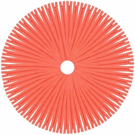 Mandala Crafts 85 PCs Coral Assorted Lengths Nylon Zippers for Sewing