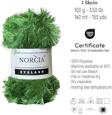 Eyelash Yarn Fun Fur Yarn(3 * 100g-3.5oz) (3 * 153yds-140mt) Fuzzy Premium Soft Crochet DIY Hand Knitting 100% Polyester