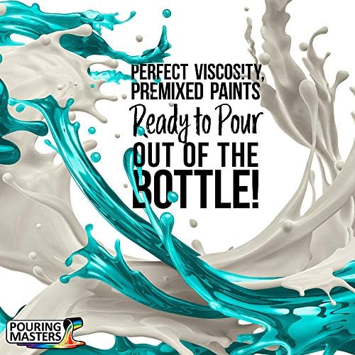 Pouring Masters 36 Color Metallic Ready to Pour Acrylic Pouring Paint Set