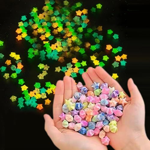 Luminous Origami,Origami Star, Star Paper, Paper Star Strip,Flash Origami,DlY origamipaper star strips.(Star Origami /300 Sheets)