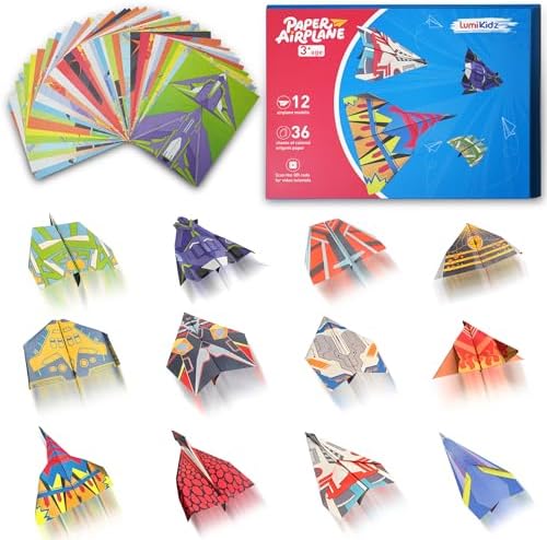 Paper Airplane Kit, Origami Kit for Kids Ages 8-12