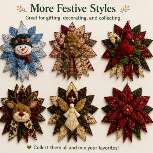 Beginner-Friendly Oversized Christmas Character Quilted Door Hanger