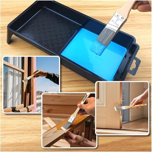King Origin 6 PCS Paint Brushes, 1 Inch Angled Paint Brush