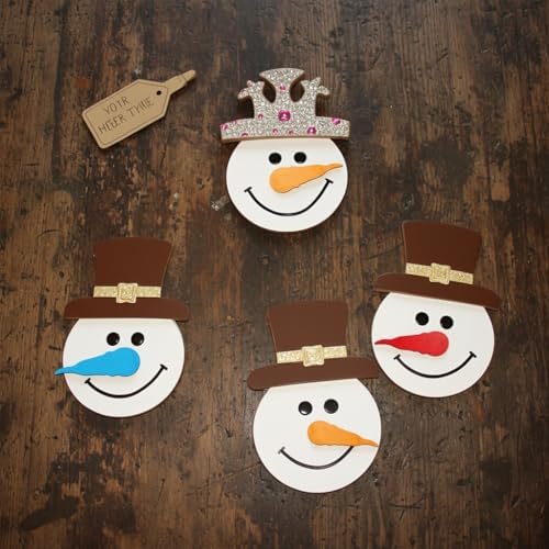 Snowman Nose Shape– Laser Cut Unfinished Wood Cutout Shapes for DIY Christmas Crafts, Painting, Ornament Making, Winter Holiday Home and Classroom Decorations (Snowman Nose Carrot Shape)