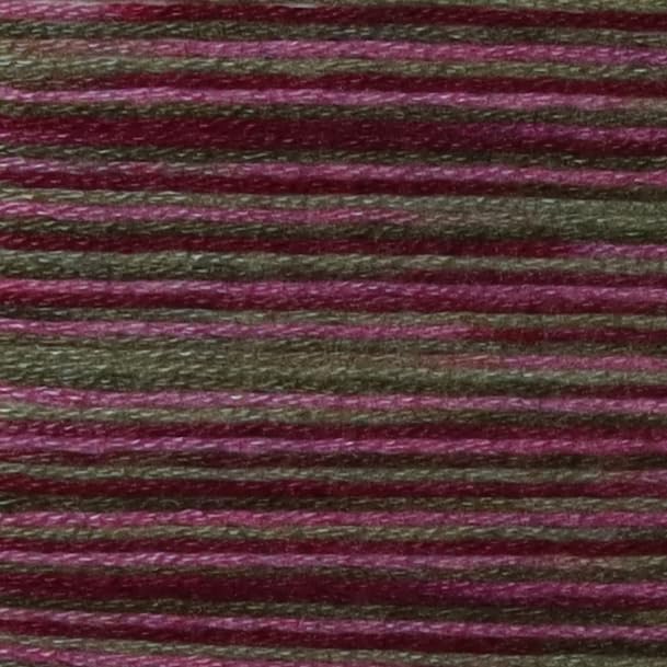 KCS Big skeins of 25 Meters Size 25 Color Variegated Cross Stitch Stranded Threads,6 skeins,4504