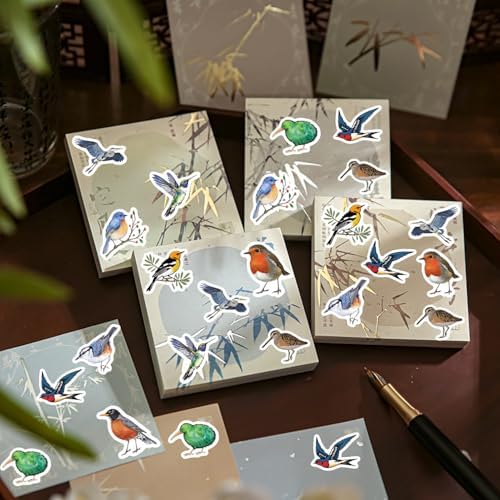 500Pcs Bird Stickers Waterproof Vinyl Decals