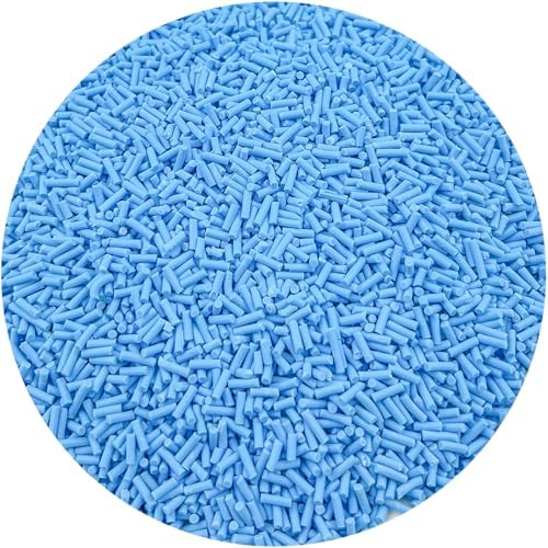 150g Fake Sprinkles Resin Sprinkles Clay Sprinkles Fake Candy Sprinkles Polymer Sprinkles Polymer Clay Slices for Resin Nail Slime Scrapbook DIY Art Crafts Making(231-blue)