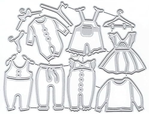 Children's Skirt Suit Metal Cutting Dies for Card Making