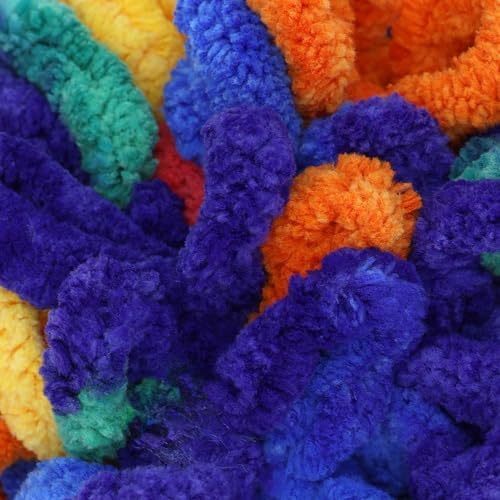 JubileeYarn Fun Finger Loops Yarn - 100g/Skein Jumbo Polyester - Circe - 3 Skeins