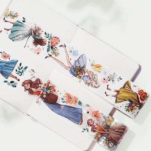 WT Carefree Wide Washi Tape, 50mm x 5m, Original Designs – Not Pre-Cut