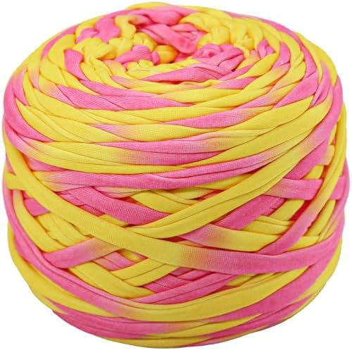 400g T-Shirt Yarn, 130 Yards Elastic Fabric Crochet DIY 08