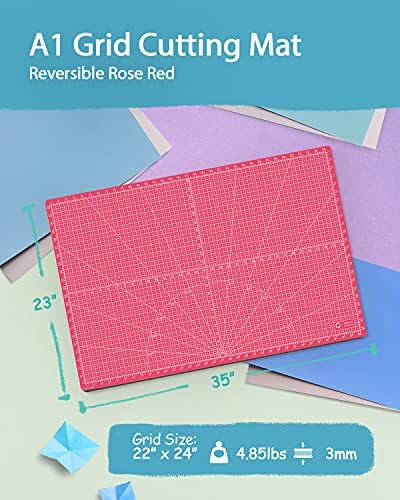 G+ Self-Healing Reversible Cutting Mat A1 (23”x 35”) Non-Slip, Durable, Scratch-Resistant Cutting Board for Arts, Crafts, Sewing, and Quilt Making - Perfect for Artists, Hobbyists, and Entrepreneurs
