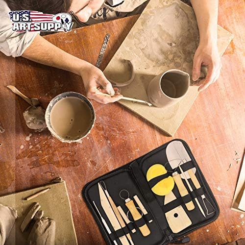 U.S. Art Supply Pottery & Clay Tools Set (12-Piece)