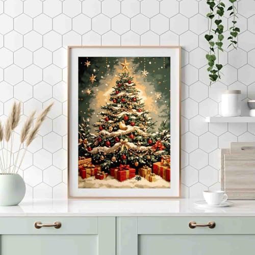 DYAIYYMQ Tree Paint by Numbers Kit for Adults Beginners 19.6X15.7 inch