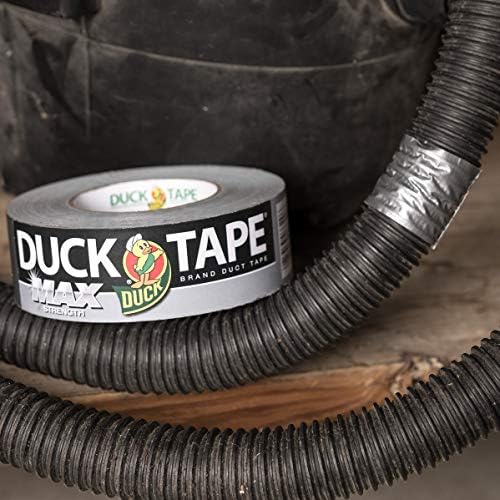 Duck Brand Max Strength Duct Tape - 2 Rolls - Heavy Duty Hold - 1.88 Inch x 45 Yards Each - Silver (240201)