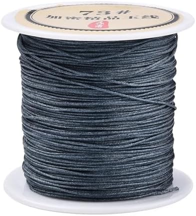 Elecrelive 43 Yards Nylon String Steel Blue Nylon Cord Nylon Beading Thread