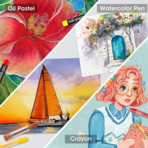 VigorFun Art Supplies, 240 PCS Drawing Art Kit, Gifts for Kids Girls Teens