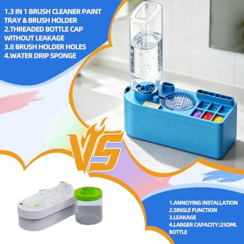 Paint Brush Cleaner Tool Water Color Brush Rinser Flush My Brush