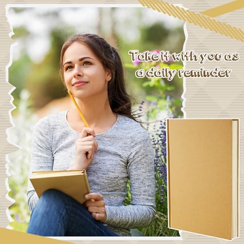 Henoyso 40 Pcs A5 Blank Notebook Journal Hardcover Sketchbook, 8.3 x 5.7 in