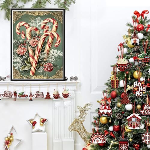 Axquilon Christmas Diamond Art Kits for Adults 12x16 inch