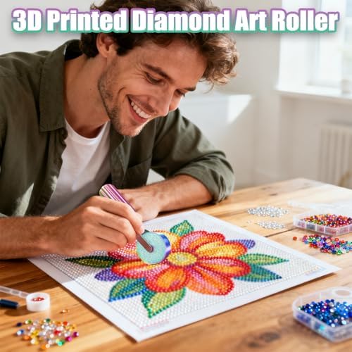 3D Printed Diamond Art Roller