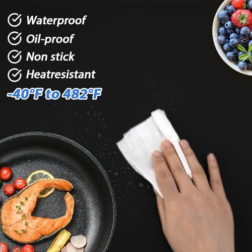 Standard Silicone Mat,Black Baking Mat-Food Grade Kids Dinner Table Placemat Non Slip Counter Mat with Raised Edges Heat Resistant Mat for Air Fryer Nonstick Pastry Dough Mat(1 Pack 23.6'' x 15.7'')